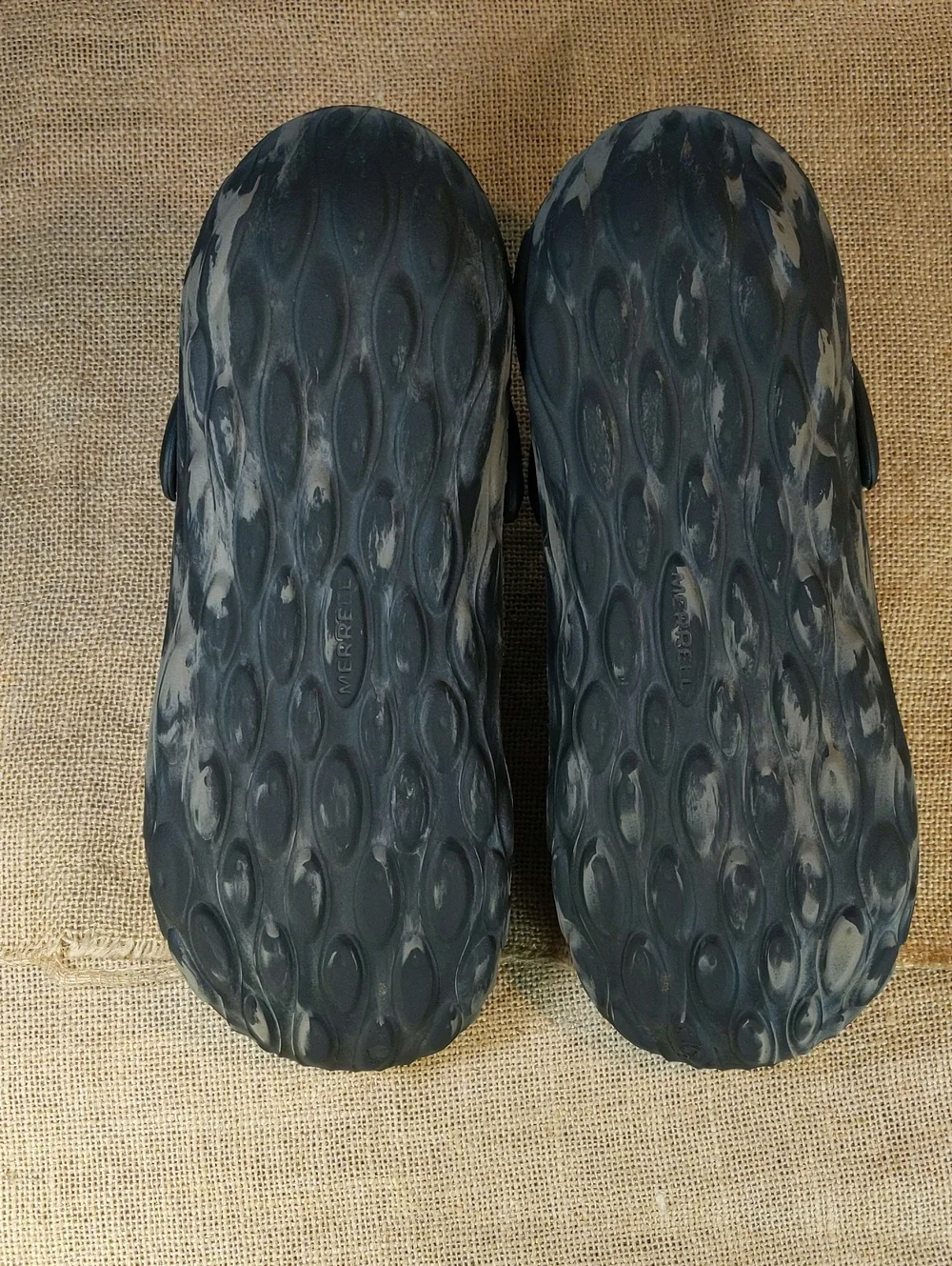 Merrell Hydro Moc Men's Sz 9M/10.5W, Black/Grey, Excellent Condition, No Box